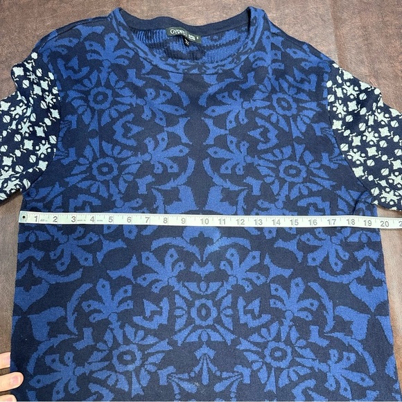 Gypsy 05 Global Village Crew Neck Sweater Dress Geometric Designer Womens‎ small - Picture 15 of 16